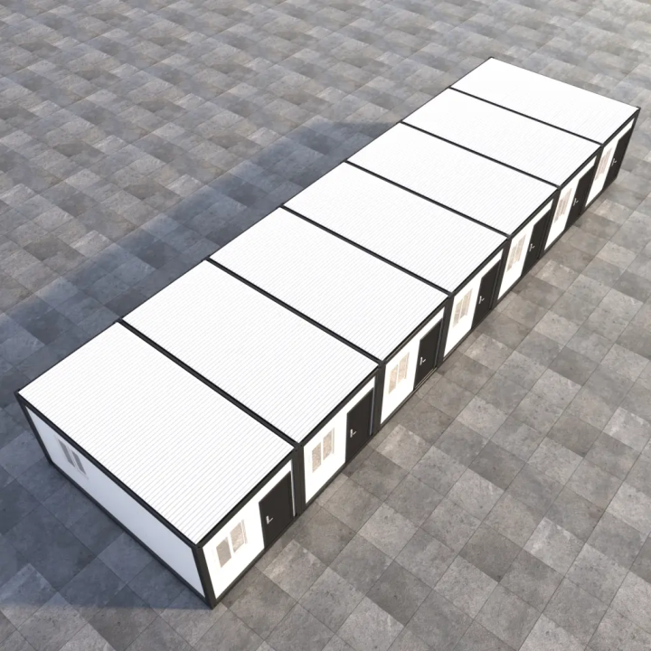 7 Units Black Frame Site Office: Professional Contractor HQ