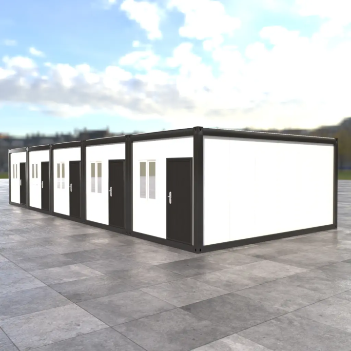 5 Modules 20ft Noirs : Hébergement Touristique & Gîte Design