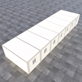 7 Units 20ft Site Office: Durable Barracks for Contractors