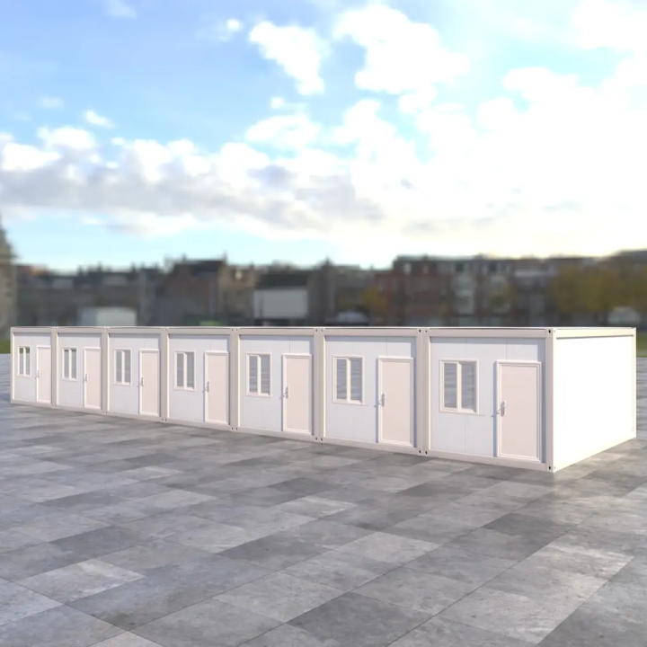7 Modules 20ft : Bureaux de Chantier & Base Vie pour le BTP