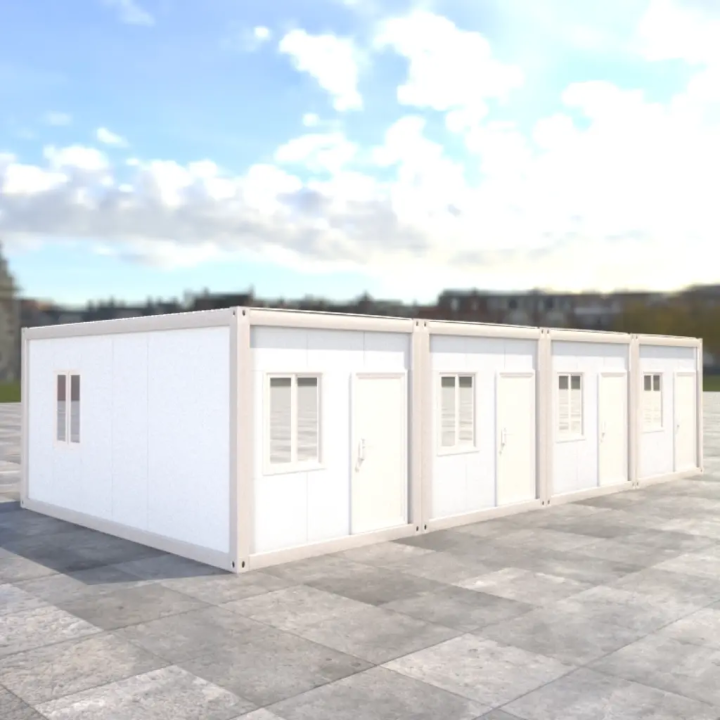 4x Container 20ft: Espacio para Restaurantes y Food Parks