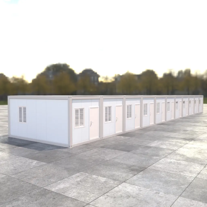11-Unit White Frame Logistics Support Hub