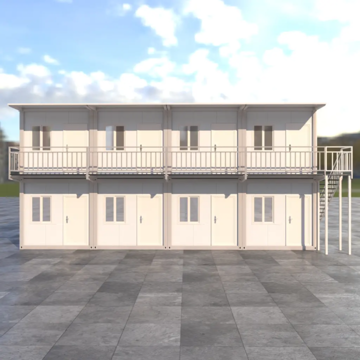 Complexo Turístico Modular: 8 Módulos 20ft (2 Pavimentos)