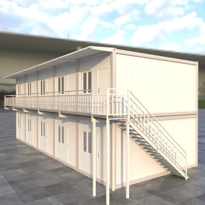10-Unit White Frame Staff Quarters