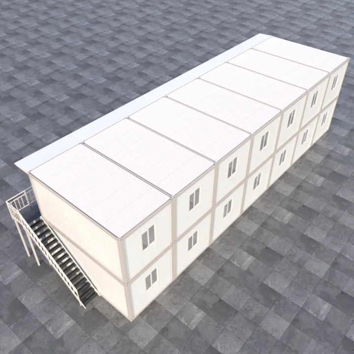 Alojamento de Mineração 2 Andares (14x 20ft): Dormitórios e Sede