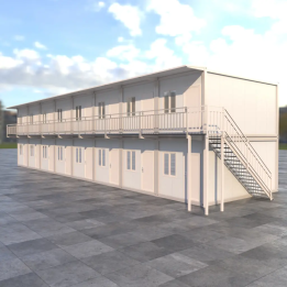 16x 20ft Unterkunfts-Container für Schullandheime
