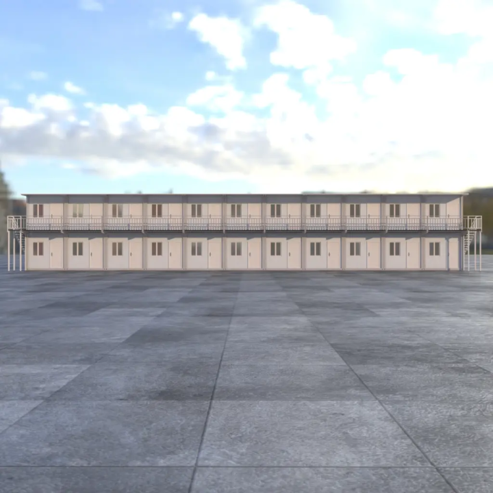 22x 20ft Wohncontainer-Anlage für die Flüchtlingshilfe