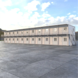22x 20ft Wohncontainer-Anlage für die Flüchtlingshilfe