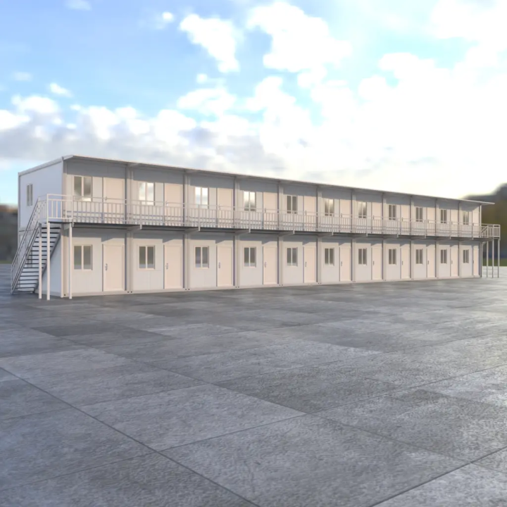 22-Unit White Frame Housing Hub