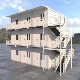 9x 20ft Showroom-Container für Immobilienentwickler