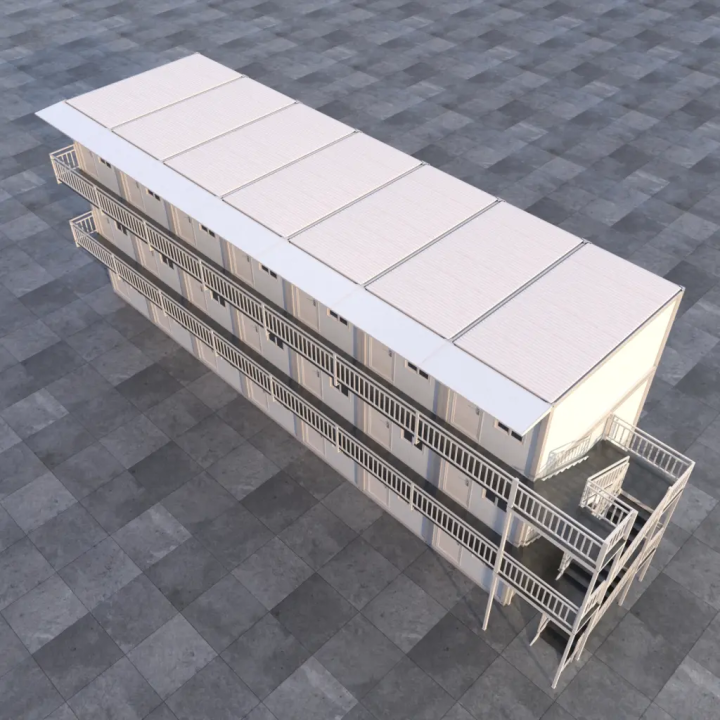 Base Militaire R+2 (21x 20ft) : Forces de Sécurité & Casernement