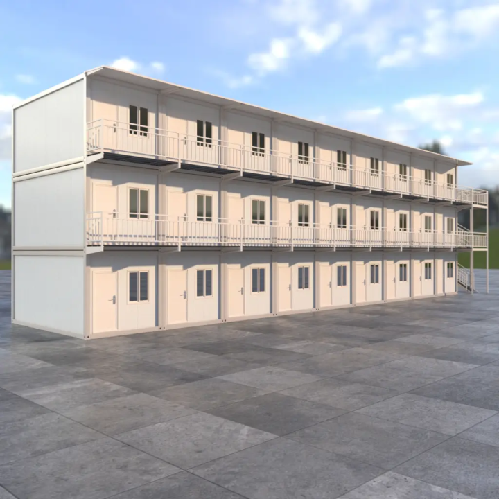 Aceleradora de Negócios (27x 20ft): Prédio Modular de 3 Pisos