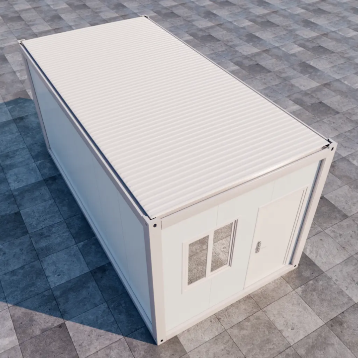 Mura na 20ft Container House | White Frame | 1 Door 2 Windows