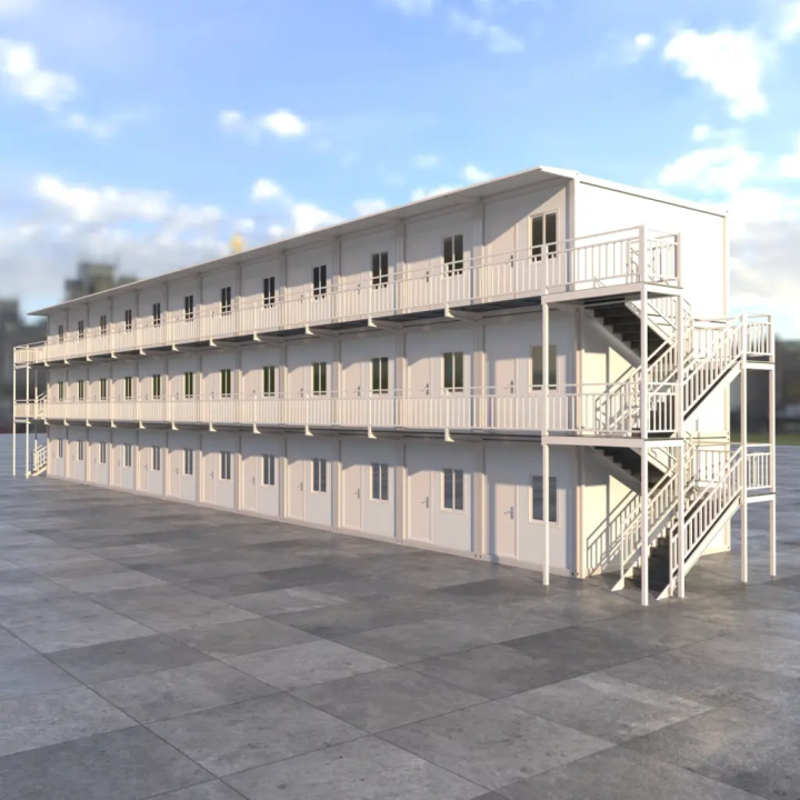 36-Unit White Frame Labor Village