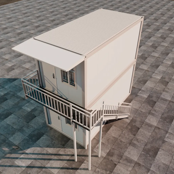 2-stöckig: 2x 20ft Container-Büro für moderne Start-ups