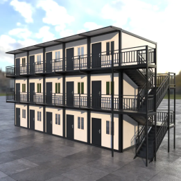 15-Unit 3-Storey Modern Black School: High-End Campus Extension