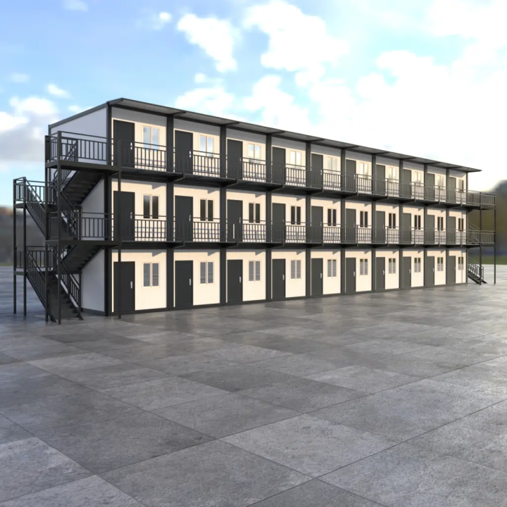 Operaciones Energía (30x 20ft Negro): Edificio de 3 Plantas