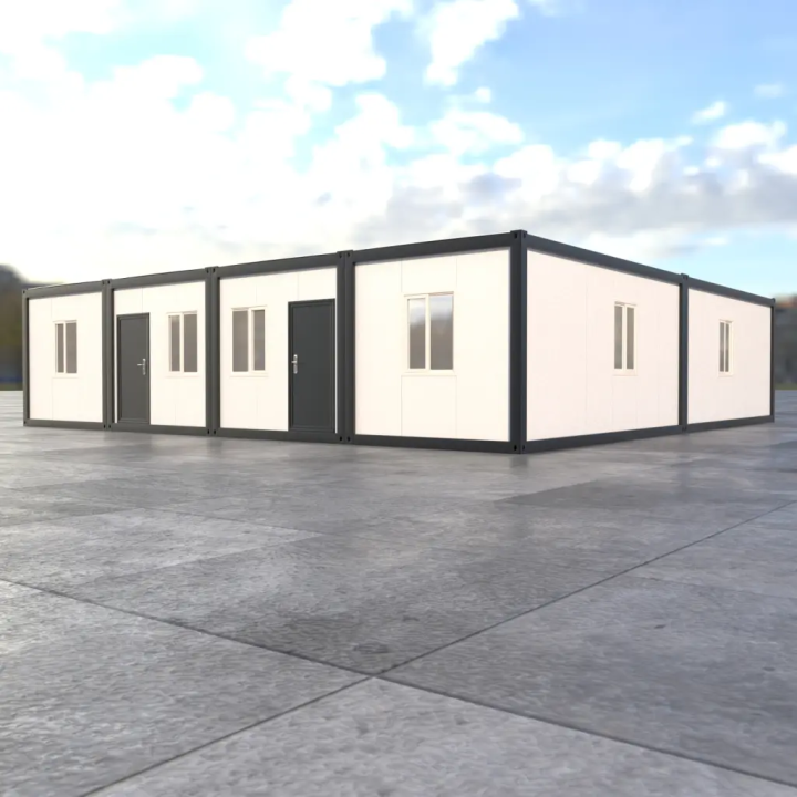 Halle Gourmande Modulaire (8 Unités Noires)