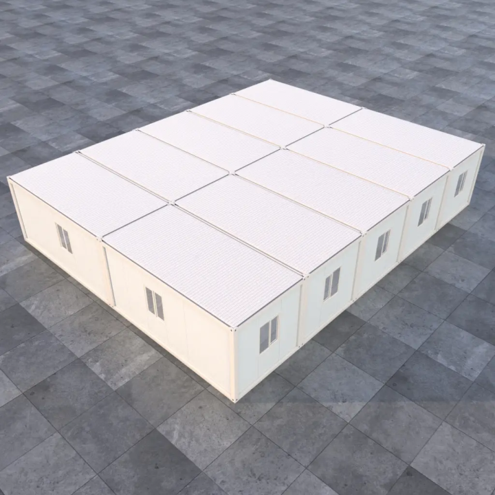 180m² Agri-Business Center: 10-Unit Modular Office