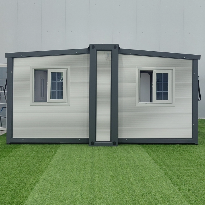 Maison Conteneur Extensible Blanche | Espace Sans Poteaux