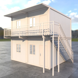 72m² 2-Storey Staff Quarters: Prefab Research Station