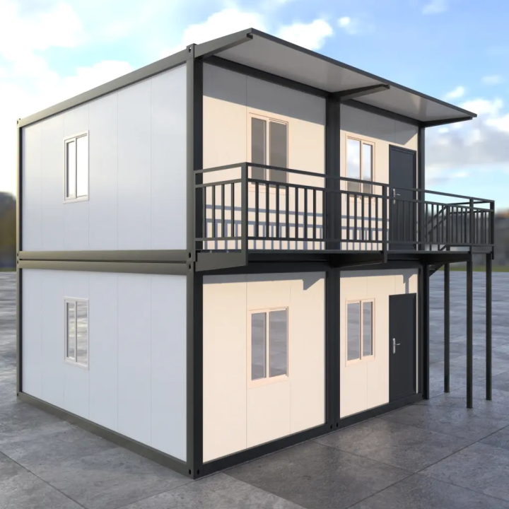 72m² Luxury Modular Villa: 2-Storey Eco-Boutique Hotel