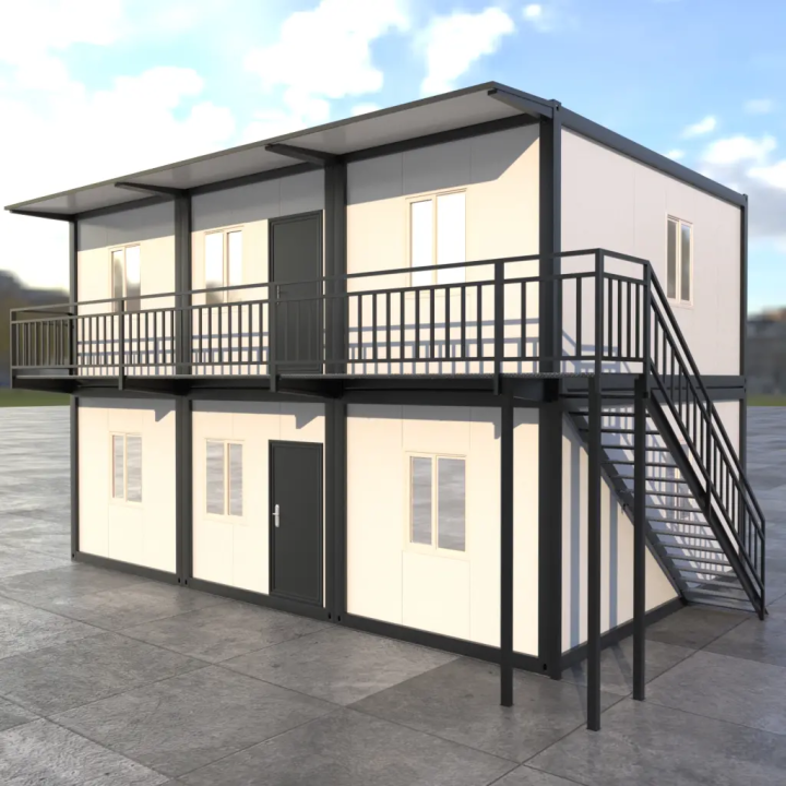 Éco-Hôtel Boutique de 2 Étages (6 Modules)