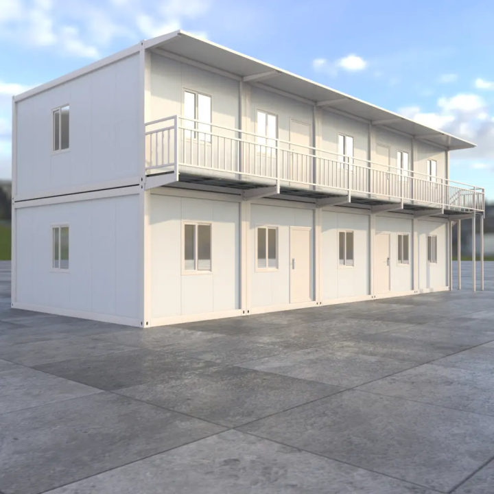 Campamento Laboral de 2 Pisos (10 Módulos)