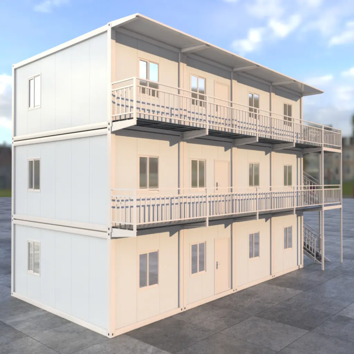 Arbeiterwohnheim Großprojekt 3-stöckig