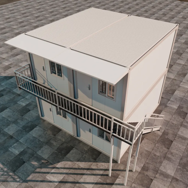 4-Unit White Frame Apartments