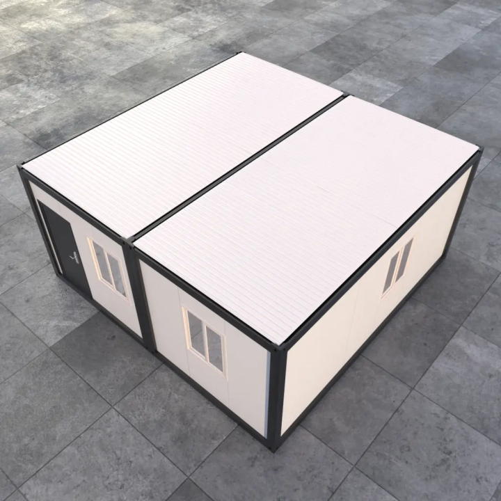 Modern Pop-up Coffee Shop 36m²: 3.0m Wide Black Frame Studio