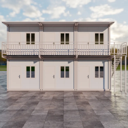 6 Units 2-Floor SME Office: Modern Corporate HQ Container