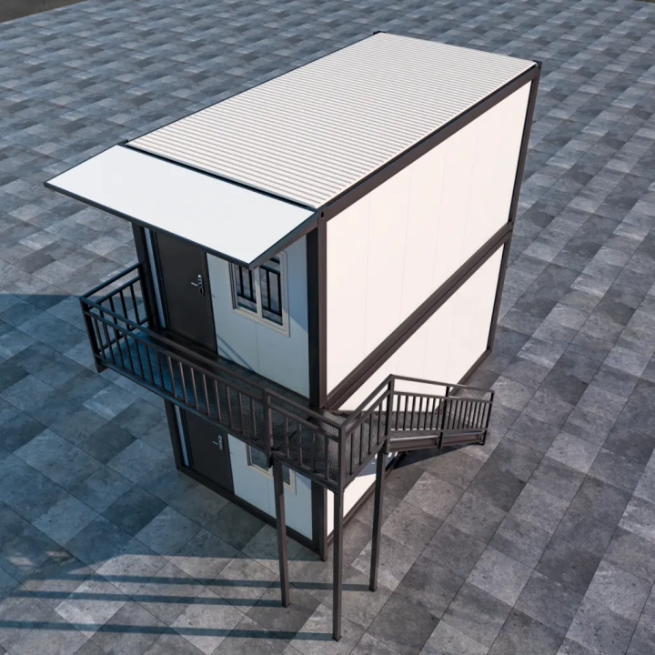 Duplex 20ft Noir : Logement Étudiant Style Loft & Moderne