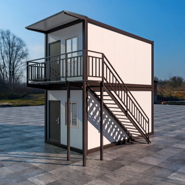 Duplex 20ft Noir : Logement Étudiant Style Loft & Moderne