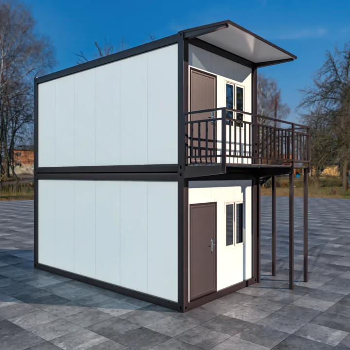 Sobrado Container 20ft Negro: Casa Loft para Jovens Profissionais