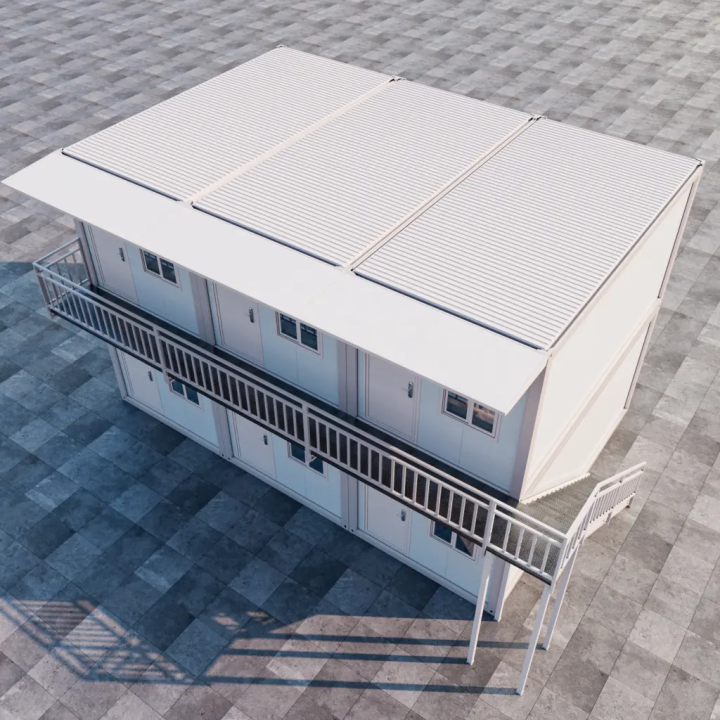 6 Units 2-Floor SME Office: Modern Corporate HQ Container