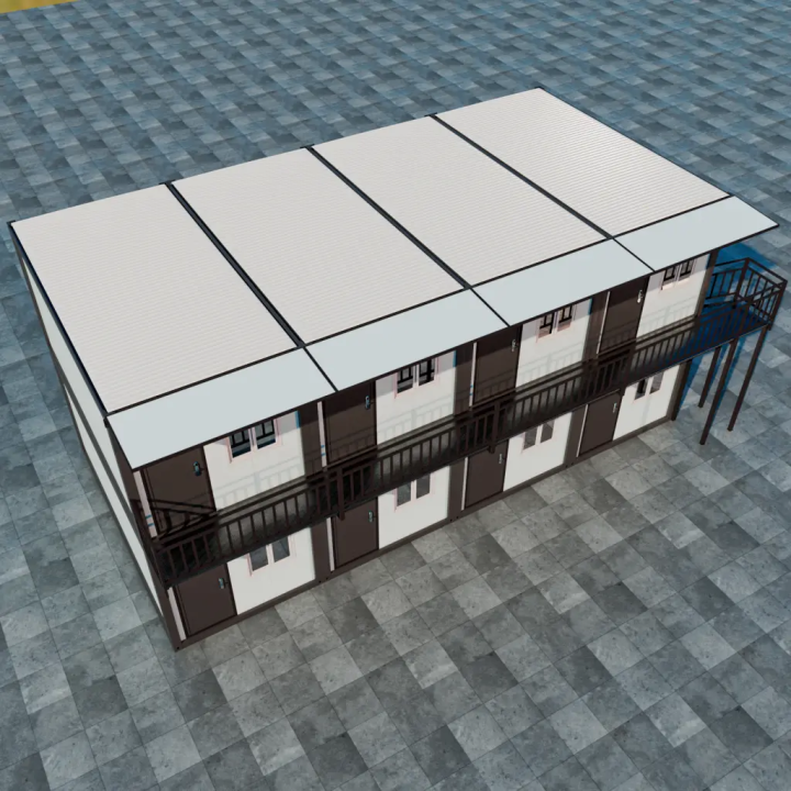 AKAY 2-stöckig: 8x 20ft Design-Hotel-Module
