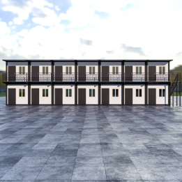 Base Vie Minière Premium R+1 (14x 20ft Noirs) : Bureaux & Dortoirs