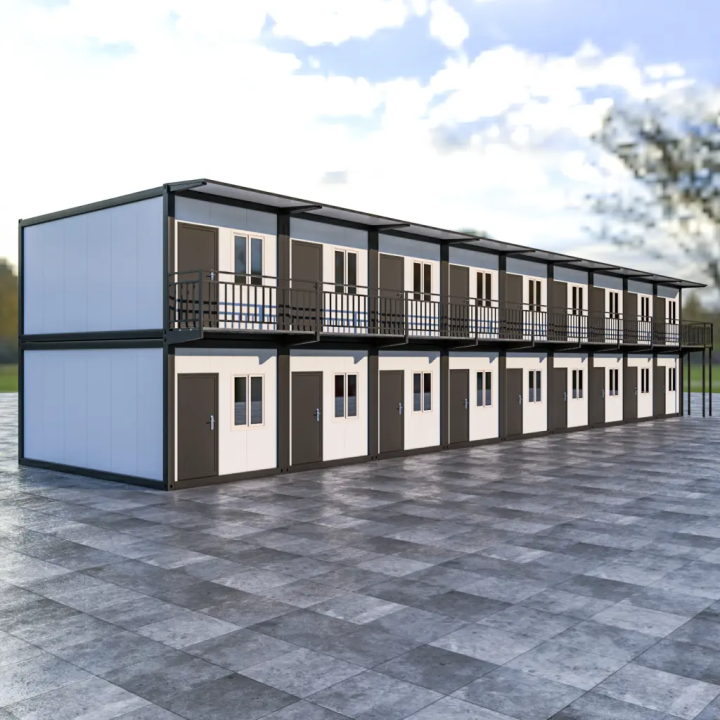 Premium 18-Pack 2-Storey Black Dormitory: High-End Bedspace