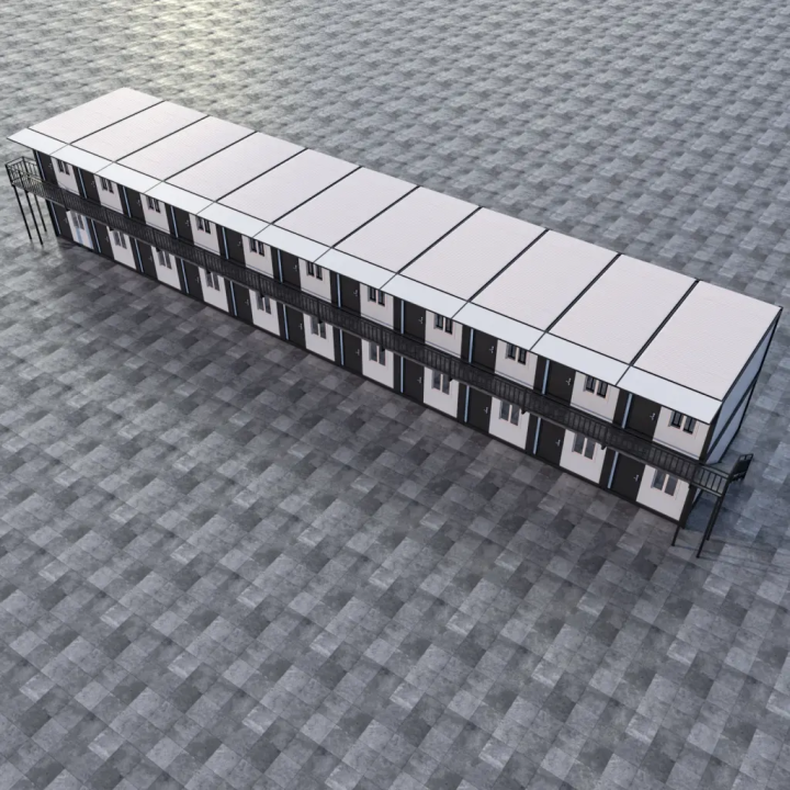 Siège Organisme Social R+1 : Bâtiment Modulaire Noir (22x 20ft)