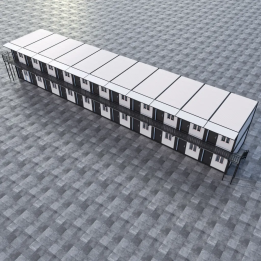 Trendy Black Frame Modular Mall