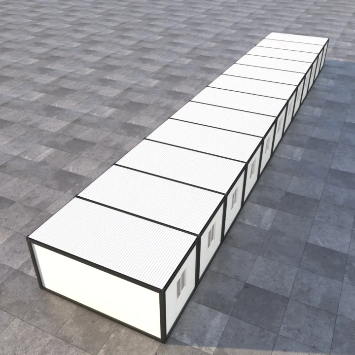 12x Container 20ft Negro: Base de Aventura y Ecoturismo